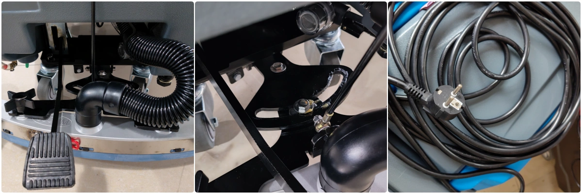 KUER 50D Walk-Behind Floor Scrubber Machine Product detail pictures