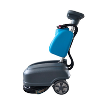 KUER XS15D walk behind mini floor scrubber