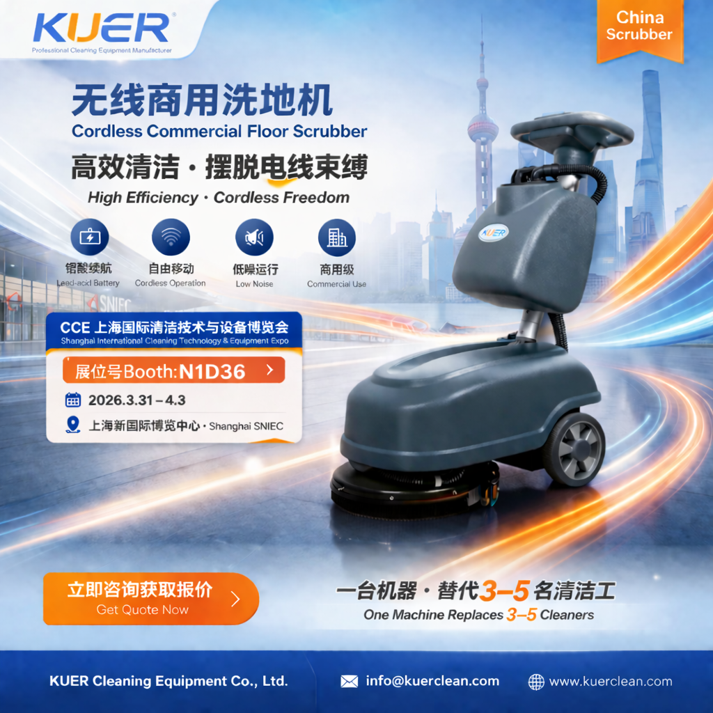 KUER China floor scrubber in shanghai CCE