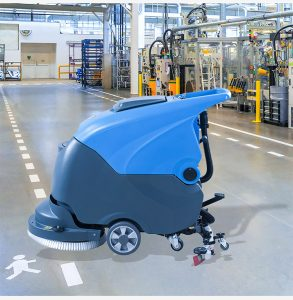Achieve Superior Cleanliness with a KUER Industrial Scrubber Floor Machine