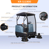 KURE-SJ1900 Large Capacity Electric Ride on Street Sweeper