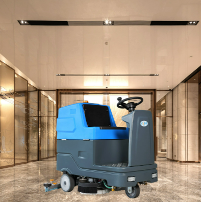 Double Brush Head Ride on Floor Scrubber3