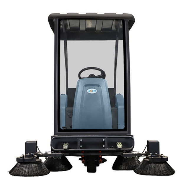 KURE-SJ1900 Large Capacity Electric Ride on Street Sweeper