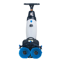 Double brush Hand Push Floor Scrubber Clean Machine