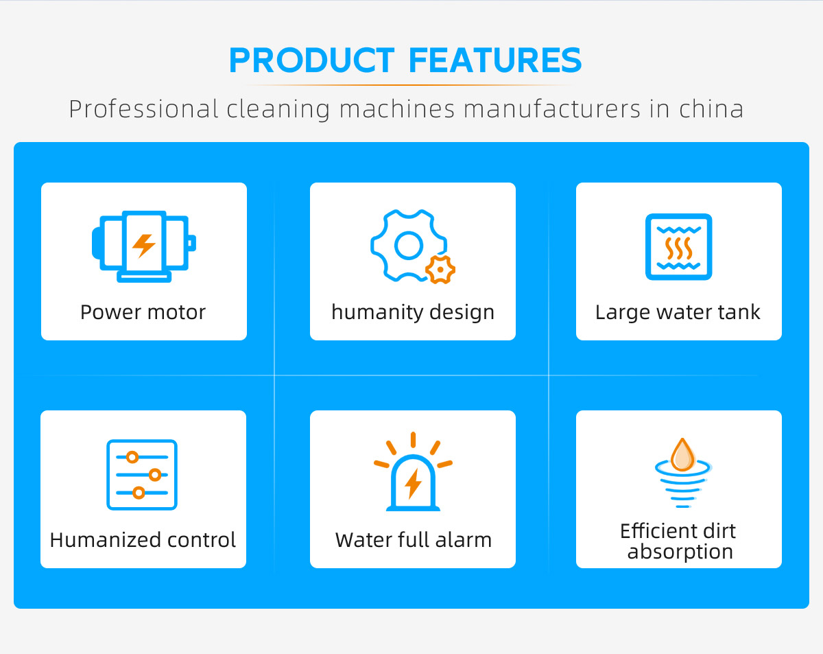 KUER-H150 ride on floor cleaning machine product features