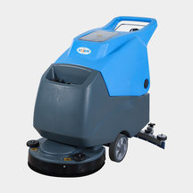 105L Walk Behind Industrial Floor Scrubber Automatic Floor Cleaning Machine with Single Brush