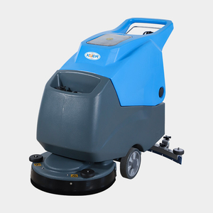 105L Walk Behind Industrial Floor Scrubber Automatic Floor Cleaning Machine with Single Brush