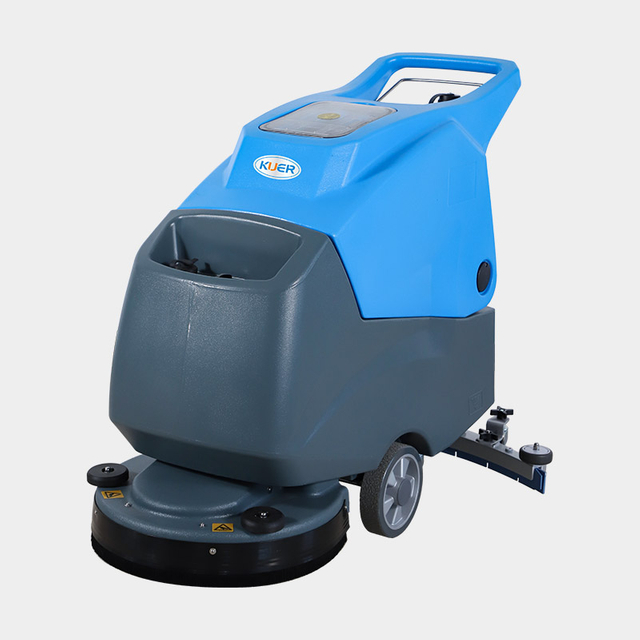 105L Walk Behind Industrial Floor Scrubber Automatic Floor Cleaning Machine with Single Brush