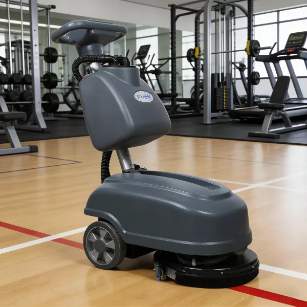 wood gym floor cleaning machine