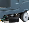 Dual 13 inch brush system of KUER H90 commercial scrubber dryer for concrete floor cleaning