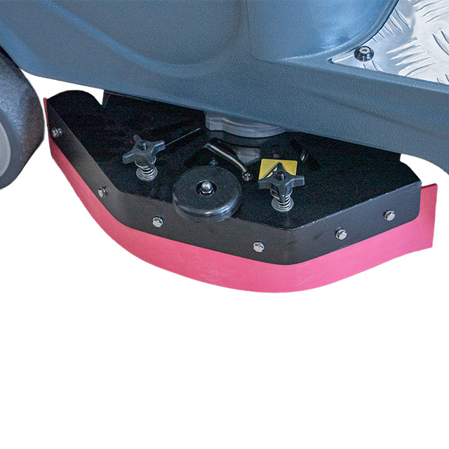 Sistema de limpieza de fregadora de pisos con cepillo de disco dual KUER XJ70S
