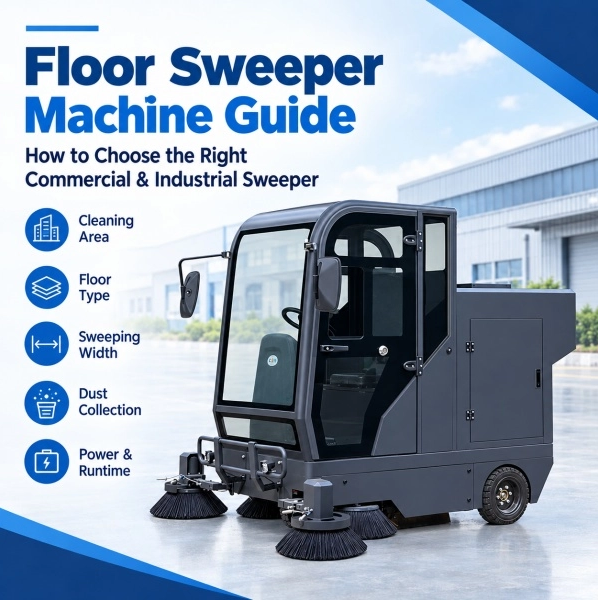Floor Sweeper Machine Guide: How to Choose the Right Commercial and Industrial Sweeper